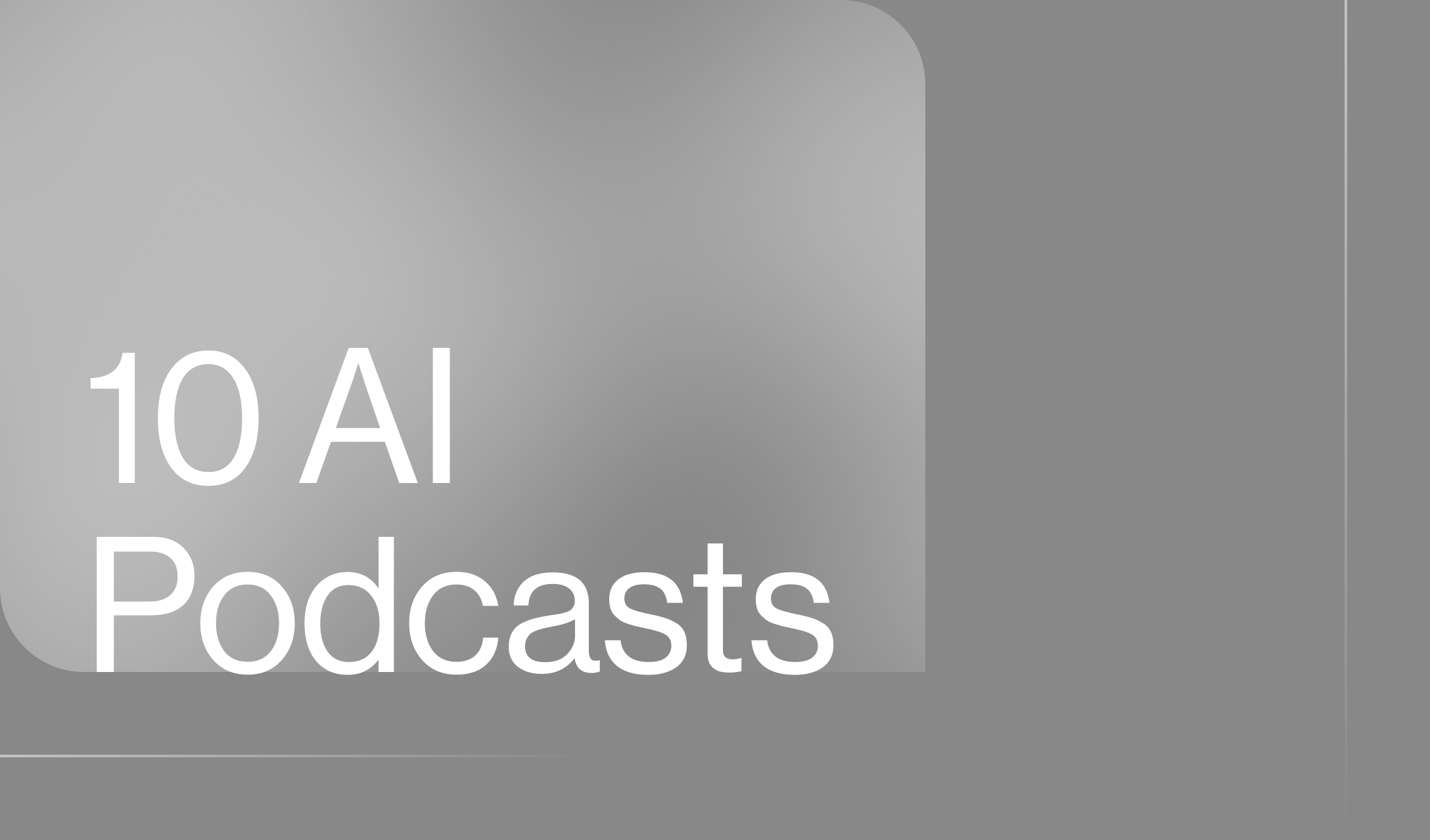 10 AI Podcasts to Listen to in 2025