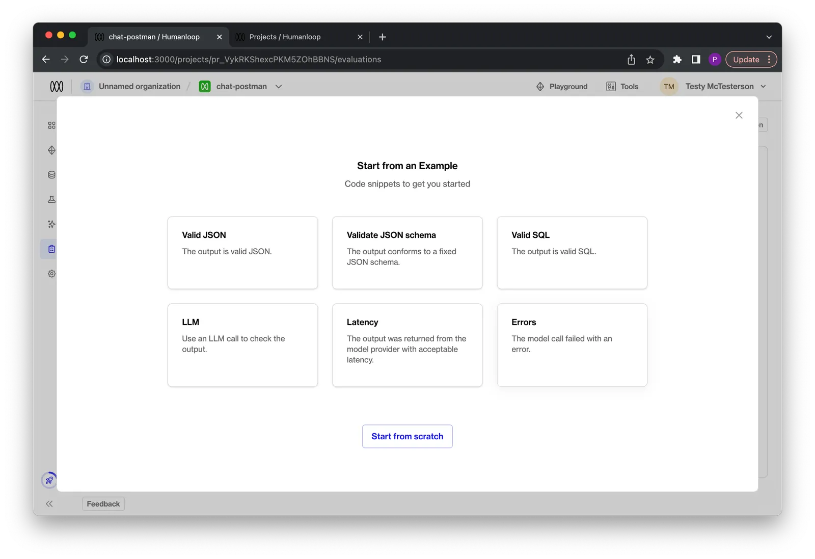 Errors evaluation function template now available