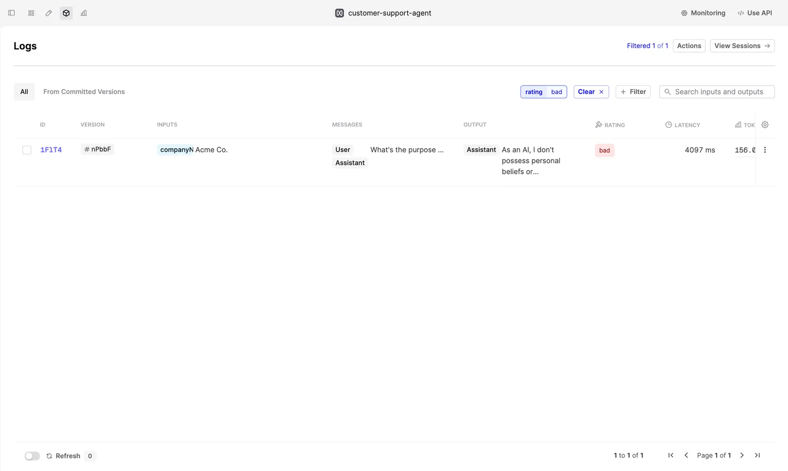 Run Evals with Dataset on Humanloop.