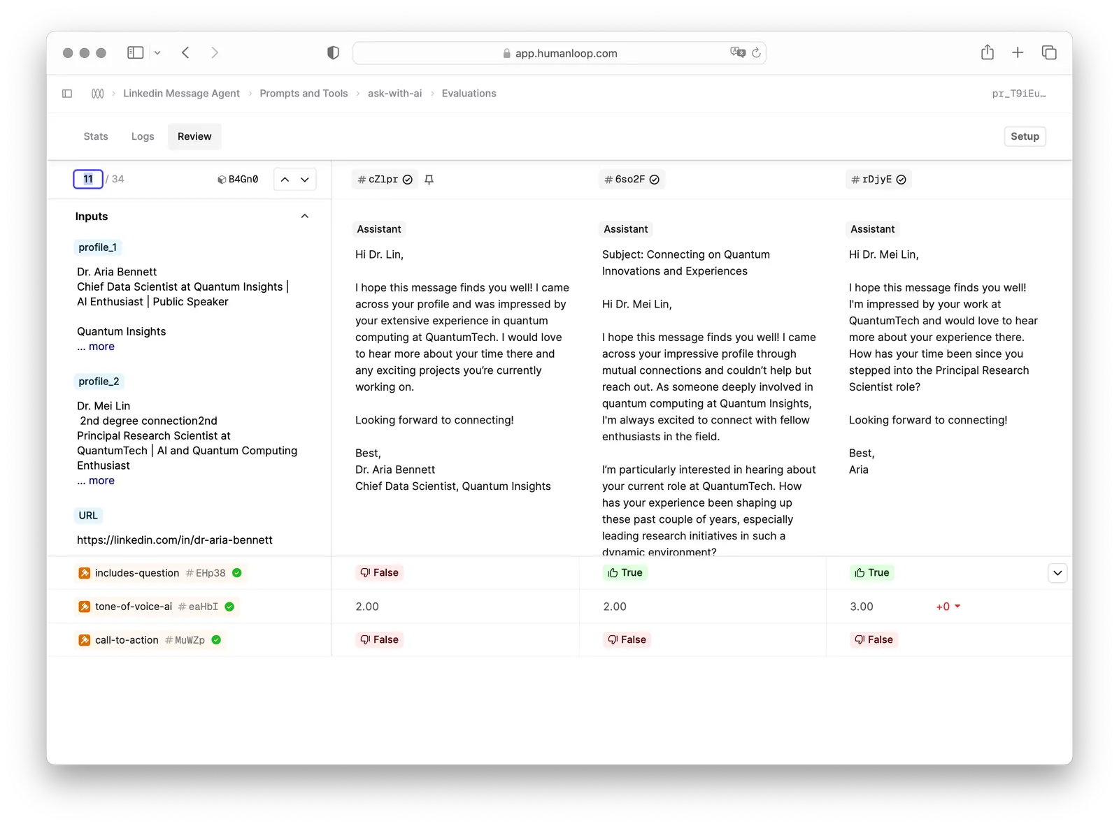 Comparison Mode Improvements - navigate by index
